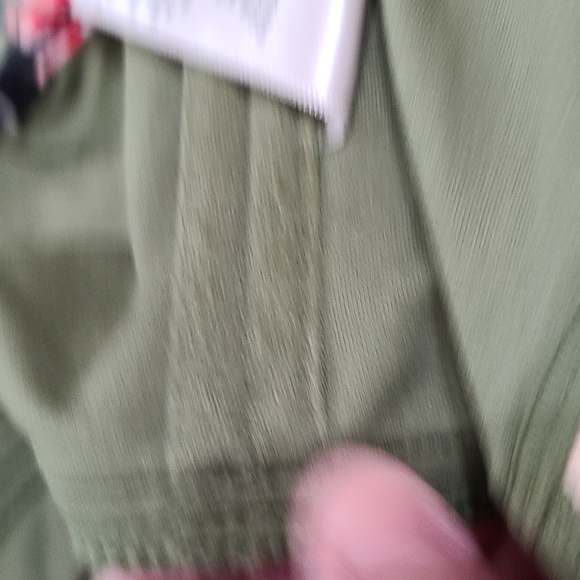 Terra & Sky Womens Swimsuit One Piece Black Floral Adjustable Straps 2X(20-22W) - Picture 10 of 14